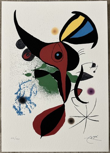 Litografia joan miro edizione - miro,