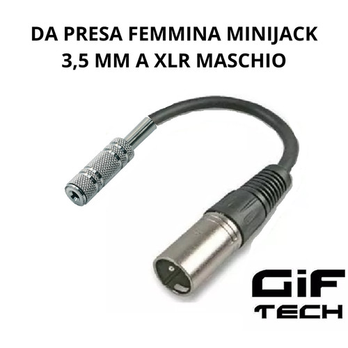 Cavo adattatore xlr cannon - xlr,