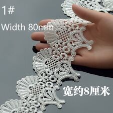 1M retrò uncinetto bianco