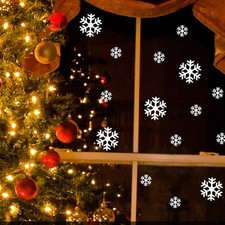 28 adesivi natale vetrine