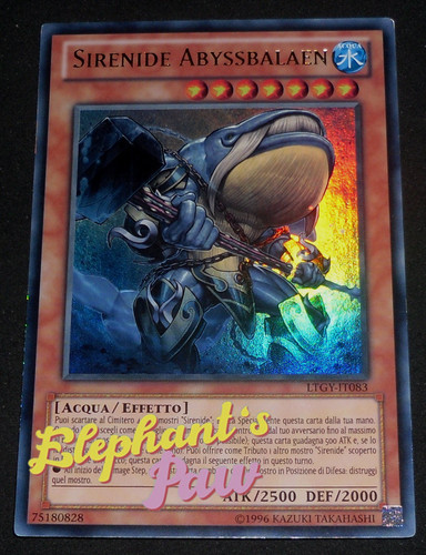 Yugioh sirenide abyssbalaen - sirenide,