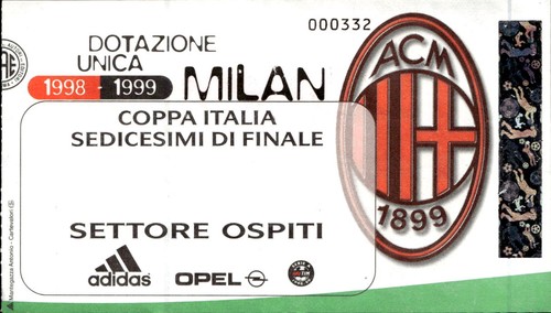 Biglietto stadio milan coppa - stadio,
