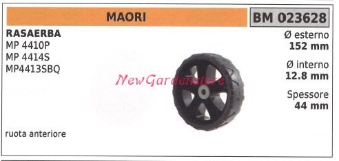 Ruota anteriore maori - anteriore,