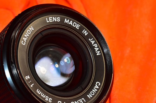 Canon lens f - fd, full