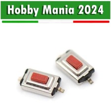 10x Micro Pulsanti SMD Rosso
