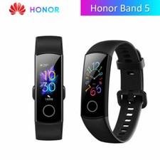 Honor Band 5 0,99"  Nero, Cinturino in Silicone. Unisex...