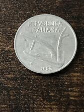1953 Italia 10 Lire Alluminio