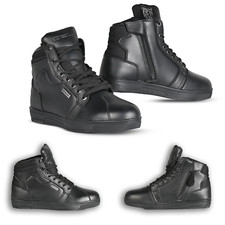 BELA - Stivali da moto in microfibra Atlas Scarpe da turismo urbane CE Nero