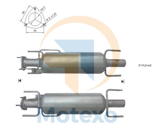 Tubo doppio dpf - doppio, alfa