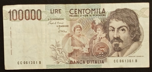 100000 lire 1986 bb - lire, 01/12/1986