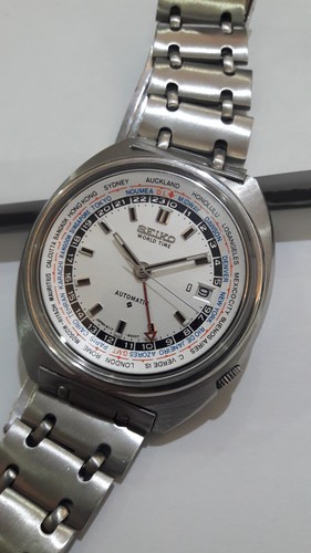 Seiko world time automatico - time,