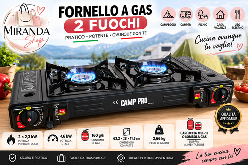 Fornello gas portatile 2 - a,
