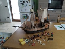 Playmobil 3550 nave pirata inglese galeone corsaro Da Pulire E Sistemare Difetti