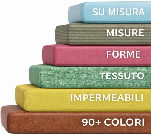 Cuscino per panca - su, misura