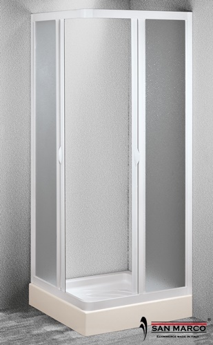 Cabina box doccia angolare