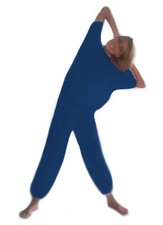 TUTA EFFETTO SAUNA -Blu, Tg.1-