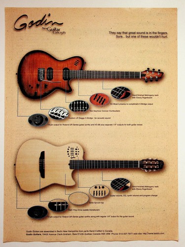 Godin new guitar concepts - godin,