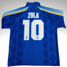 MAGLIA GIANFRANCO ZOLA M MAGLIETTA CALCIO DA COLLEZIONE ARBOREA VINTAGE ANNI 90
