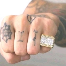 Anello Hip Hop Lusso Grande