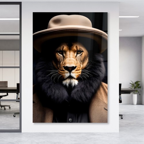Quadro parete leone - quadro,