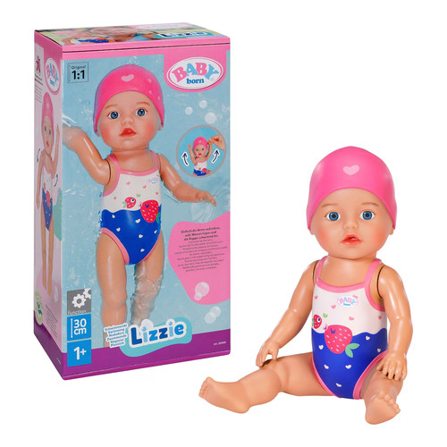 Zapf lizzy bambola nuoto - bambola,