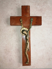 crocifisso  croce in legno con