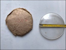 FIAT 500 A TOPOLINO COPPIA VETRI FARI   OLD STOCK GLASSES HEADLIGHTS