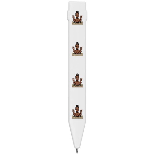 Zen meditation girl flat - 'zen,
