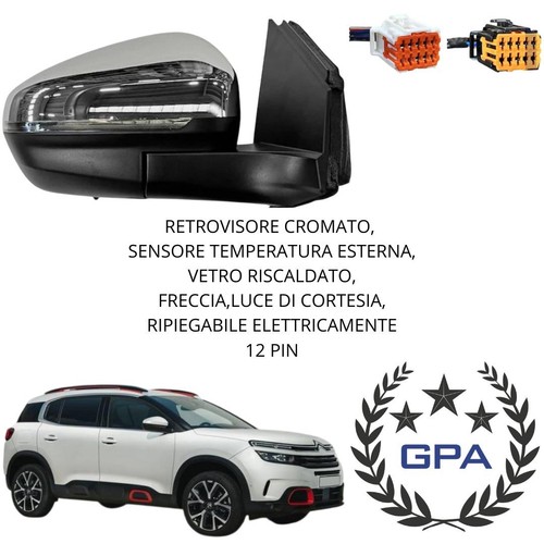 Specchio retrovisore elettrico - retrovisore,