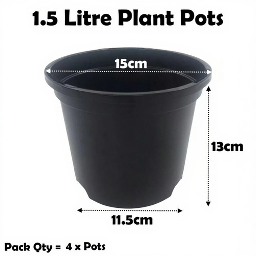 Vasi per piante litri - per, 1,5