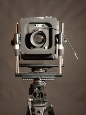 Banco ottico LINHOF KARDAN TE 4x5 5x7  symmar APO 210mm/5.6 chassis e altro 