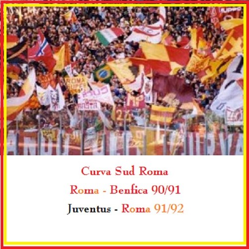 Tifo curva sud roma - roma, anni