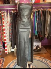 Abito lungo in pelle Sem Vaccaro