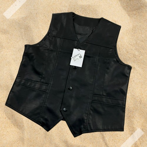 Vintage pelle gilet donna - gilet,
