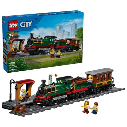 Lego city 60511 treno - lego, vapore