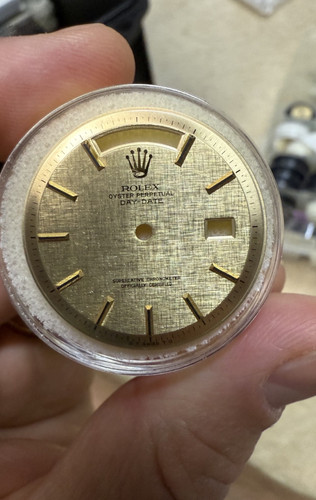 Rolex day date dial - day,