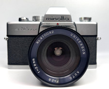 Minolta SRT 100X con Universon auto 28 mm f/2.8