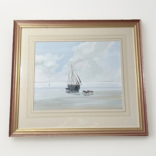 Quadro acquerello costiero