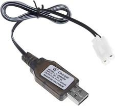 Caricabatterie USB 5V per batterie Ni-MH/Ni-CD 9.6V | 200mA per RC auto, barc...