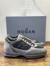Hogan Interactive Suede Grey Blu Casual Uomo Hogan 43