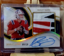 Bailey zappe patch autografo