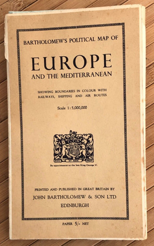 Europe and mediterranean 1957 - europe,