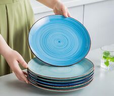 Set piatti in gres cerchi toni