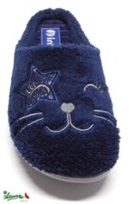 OFFERTA INBLU ciabatte pantofole donna solettaSOFT basse invernali EC 85 Blu