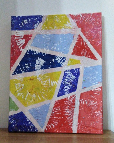 Quadro astratto geometrico - astratto,