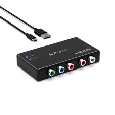 Convertitore da componente a HDMI adattatore PORTTA da YPbPr a HDMI supporta