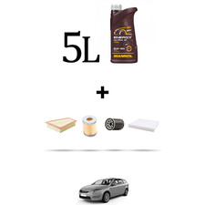 HOFFCAR Kit tagliando 4 FILTRI