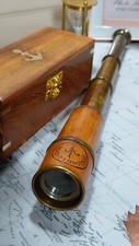 ANTICO TELESCOPIO IN OTTONE