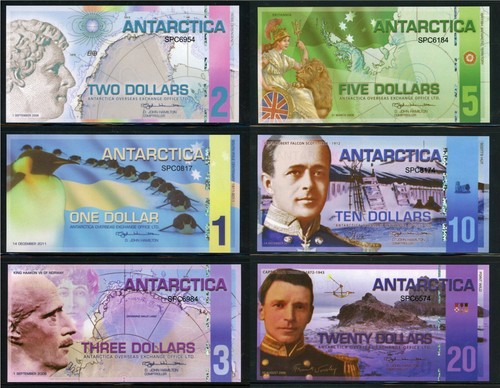 Banconota antartico unc - banconota,