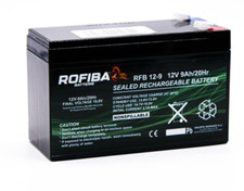 Batteria Rofiba RFB 12-9 12V 9Ah VRLA AGM F2 UPS =Fiamm FGH20902 12FGH36